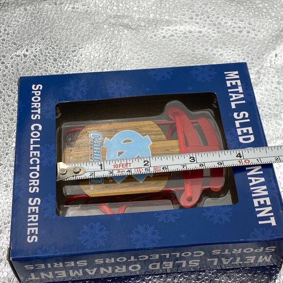 Christmas Ornament University North Carolina Tar Heels‎ Metal Sled Sports - Picture 13 of 13
